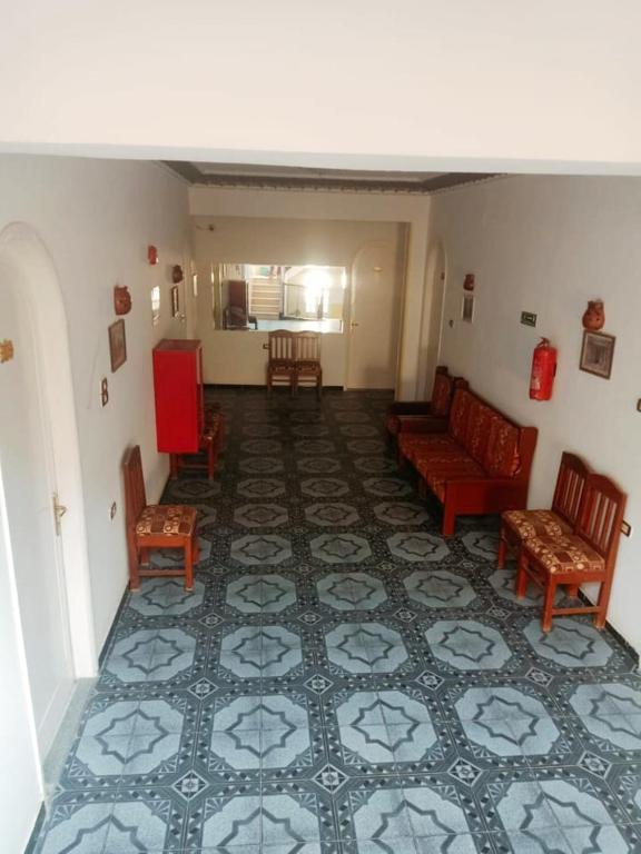 Posezení v ubytování Amenophis Hotel