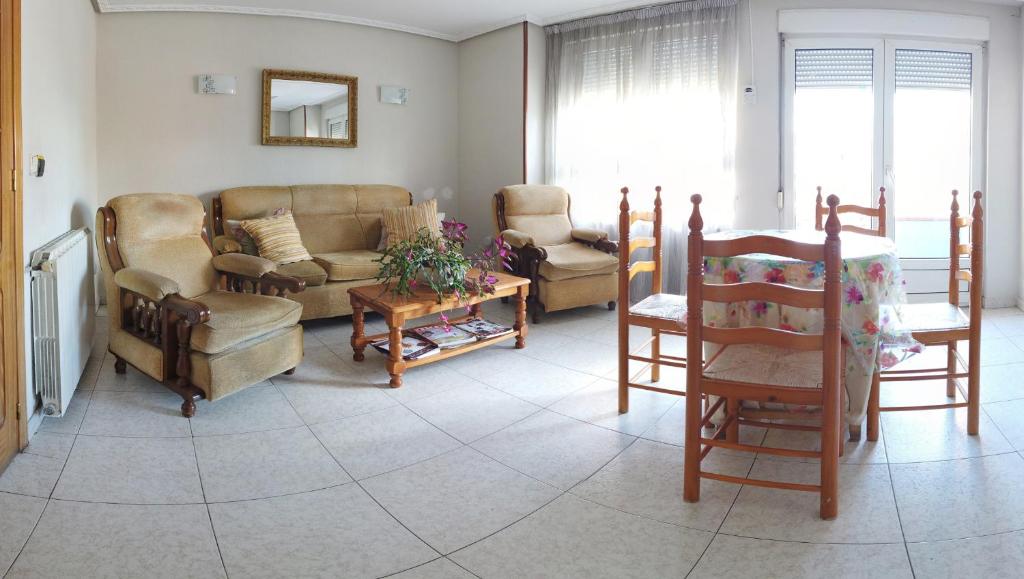 Posezení v ubytování Hostal Sol Naciente