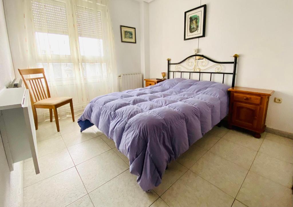 Postel nebo postele na pokoji v ubytování Hostal Sol Naciente
