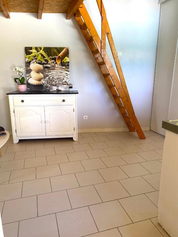 Kuchyň nebo kuchyňský kout v ubytování Villa et maisonnette provençales