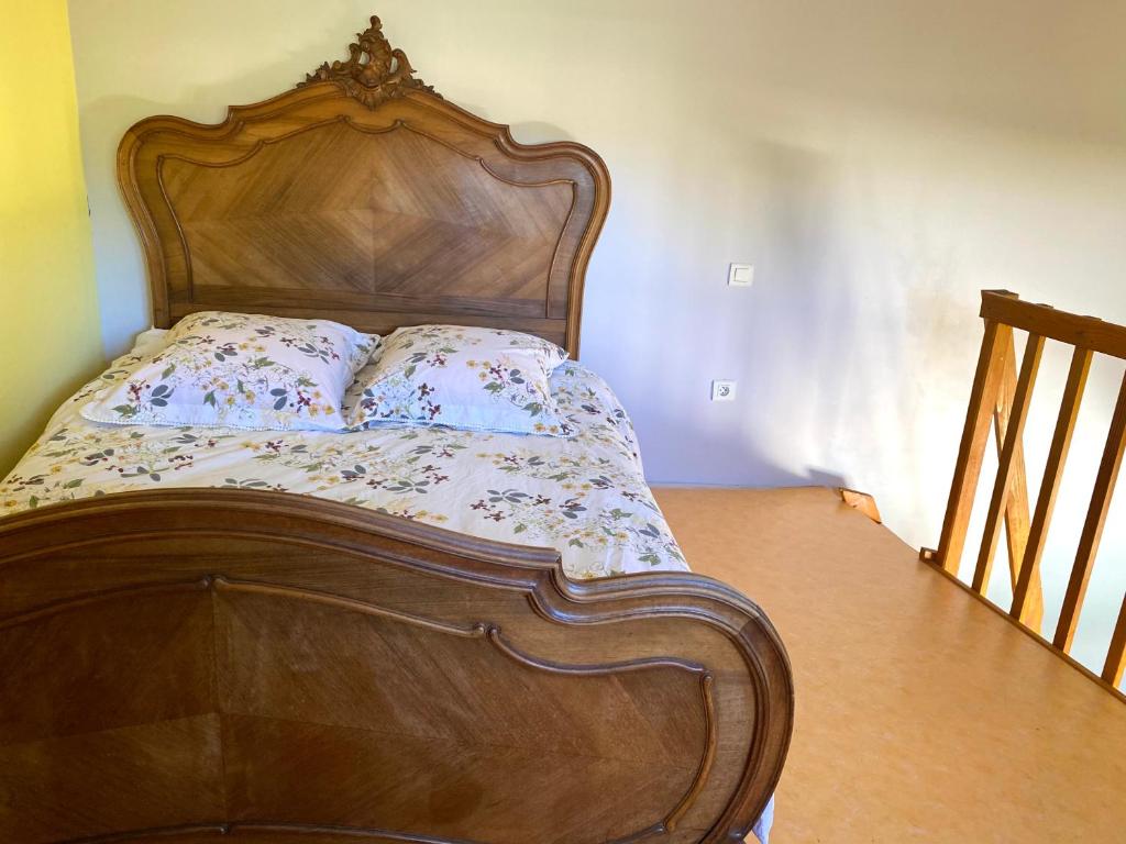 Postel nebo postele na pokoji v ubytování Villa et maisonnette provençales