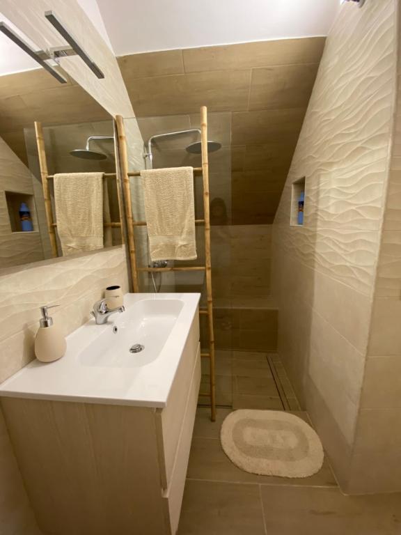Koupelna v ubytování Casa Vacanze: Eureka