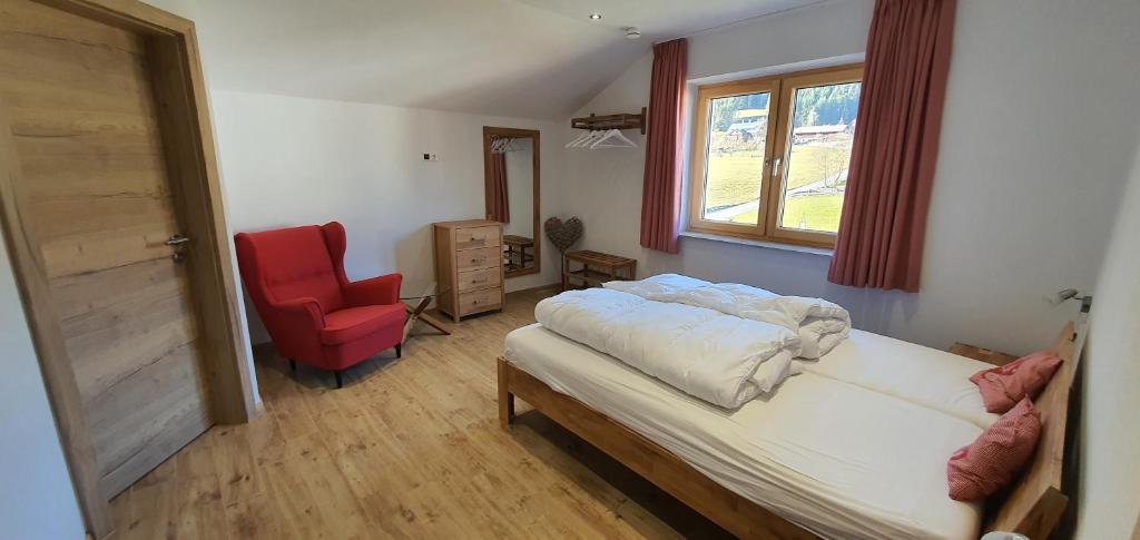 Postel nebo postele na pokoji v ubytování Haus Friedrich