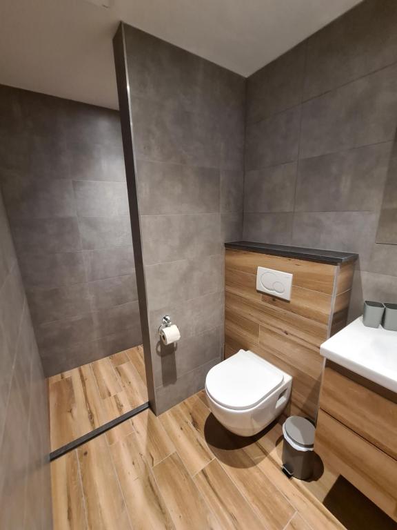 Koupelna v ubytování Hotel Pension Annerlhof