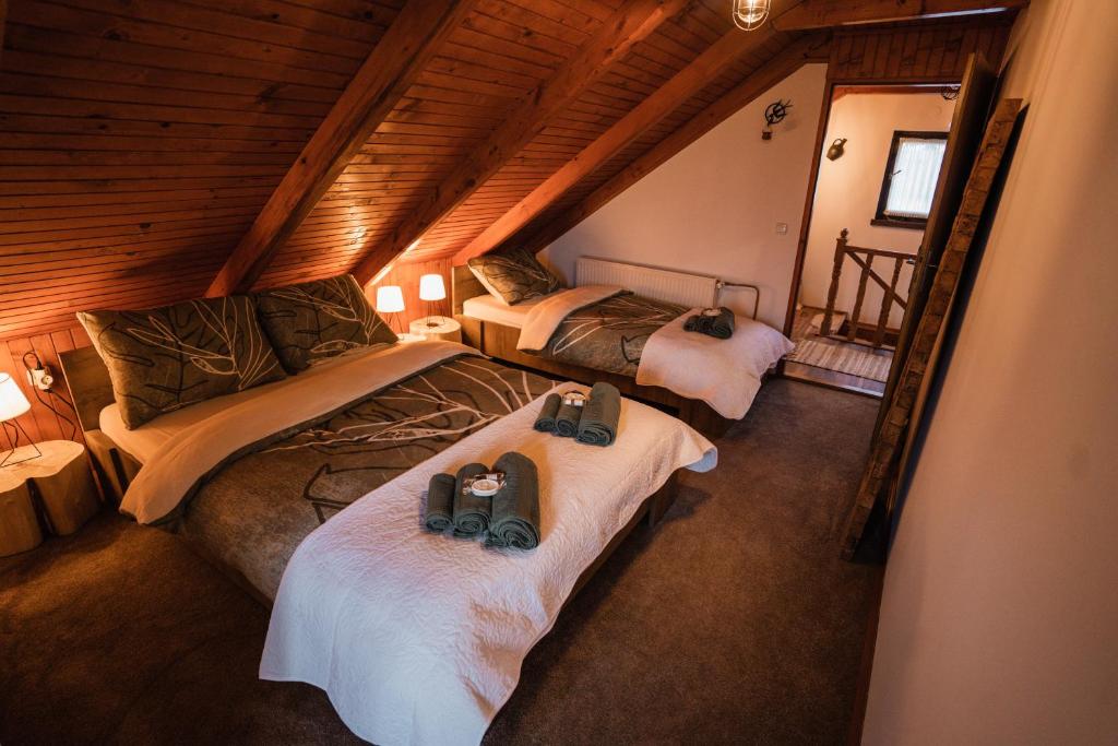 Postel nebo postele na pokoji v ubytování Holiday Home Hygge Nova