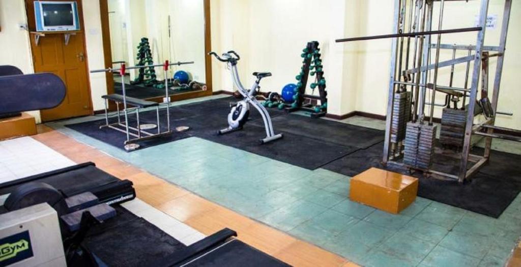 Fitness centrum a/nebo fitness zařízení v ubytování Ramee Guestline Tirupati