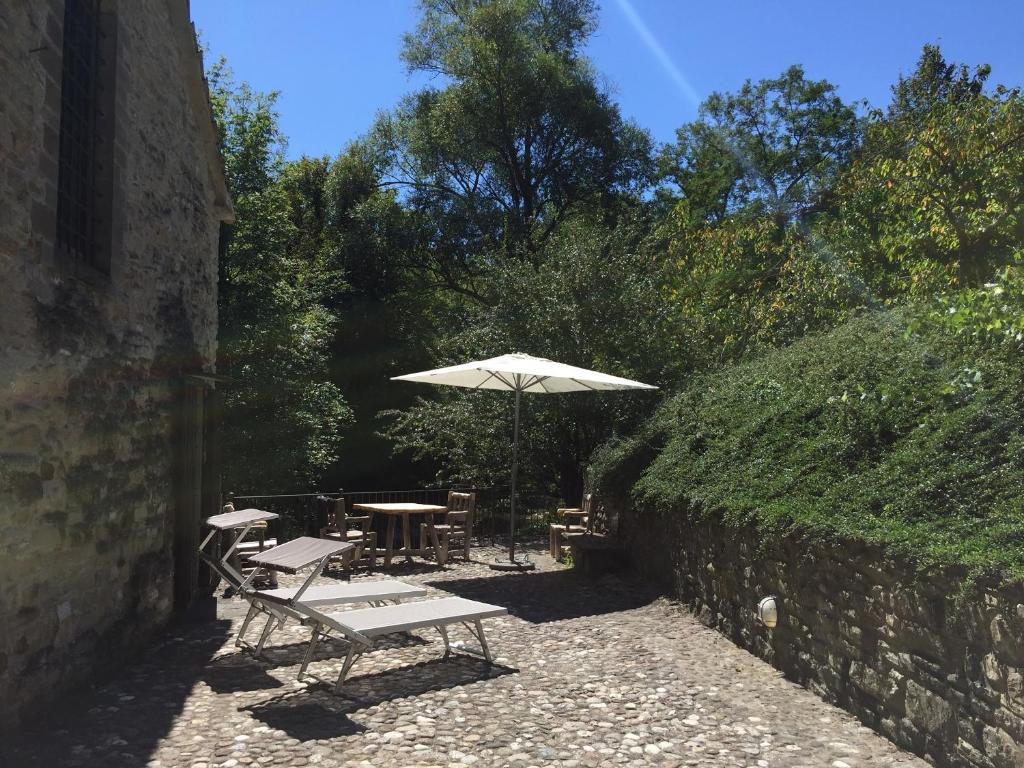 Zahrada ubytování Borgo Corniola B&B Naturista