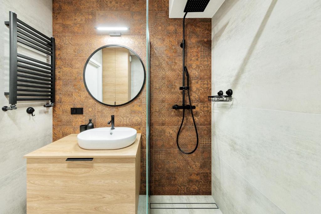 Kúpeľňa v ubytovaní Studio Angielska Grobla