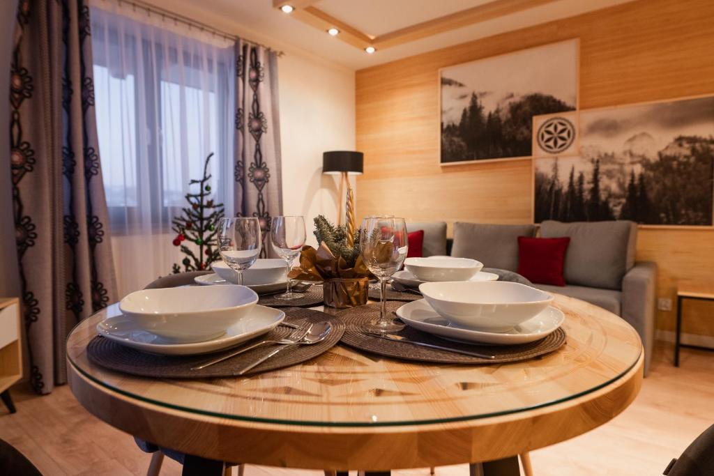 Posedenie v ubytovaní Apartament Białka