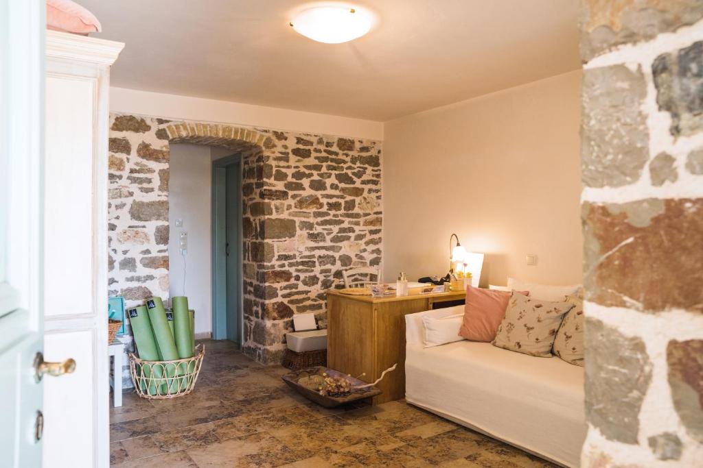 Posezení v ubytování Palaeopoli Villas