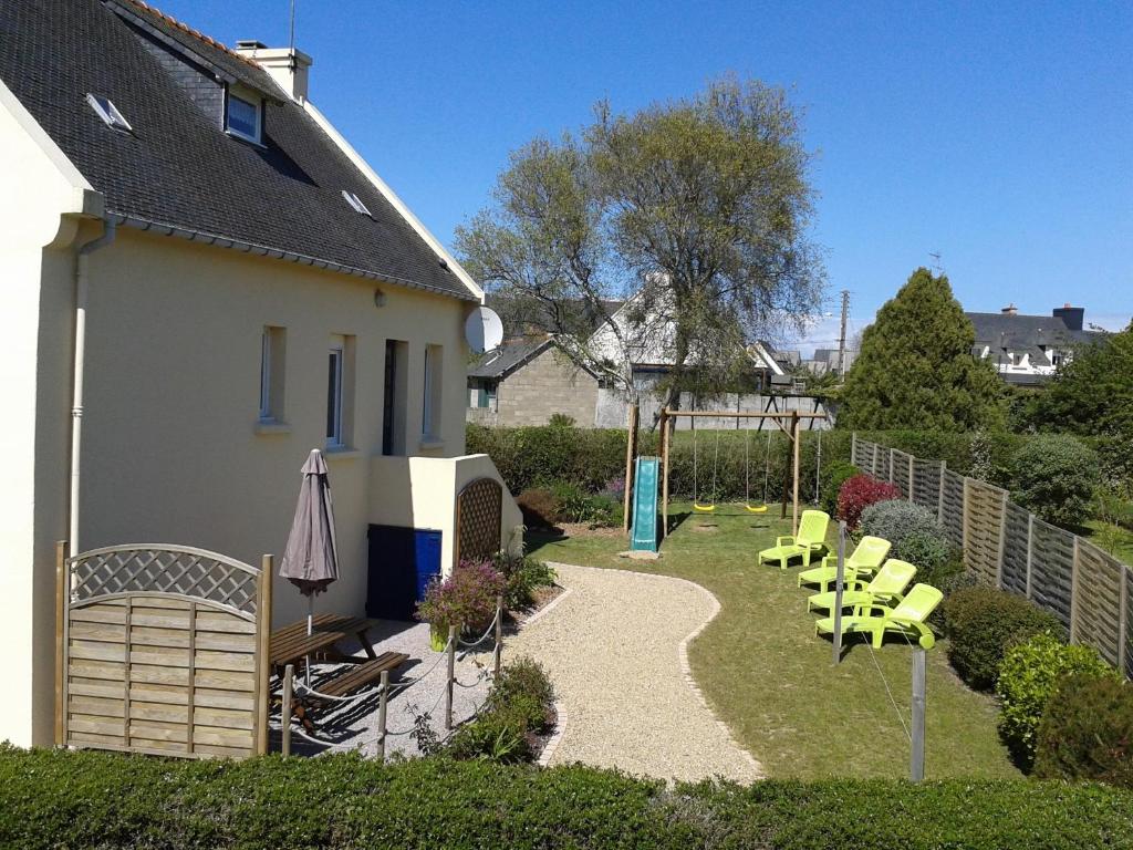 Zahrada ubytování Gîte des Gardiens de Phare