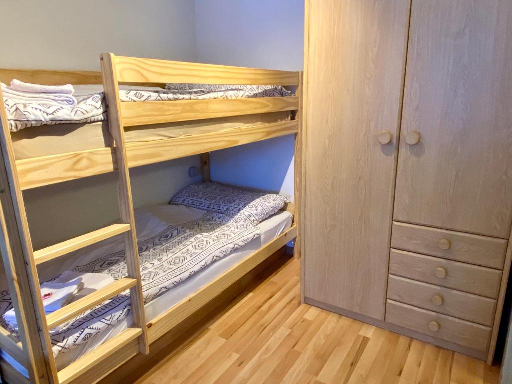 Postel nebo postele na pokoji v ubytování Appartement à la montagne