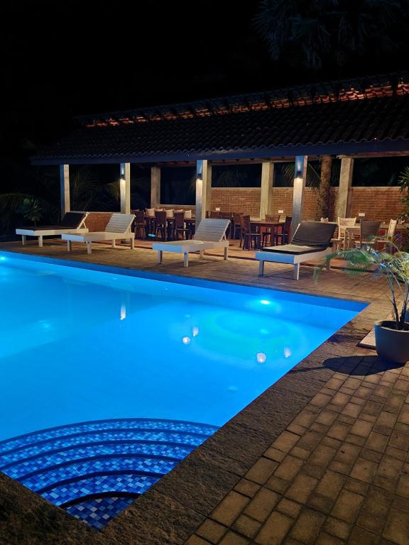 Bazén v ubytování Wellé Wadiya Beach Villa nebo v jeho okolí