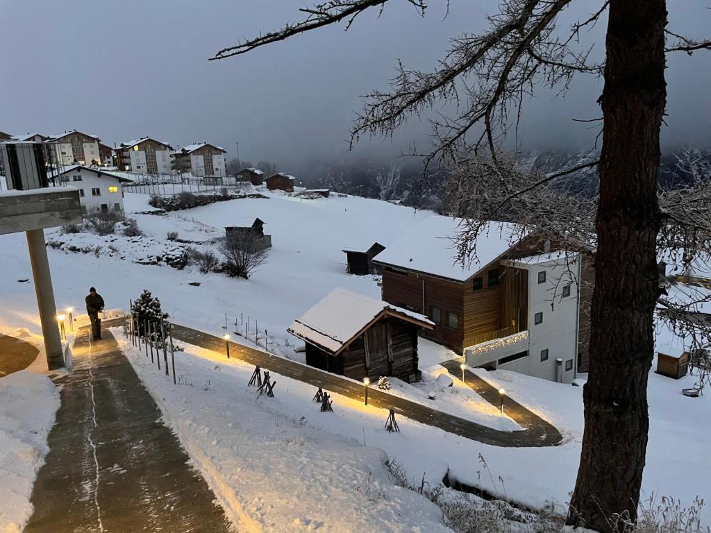 Sera Lodge v zimě