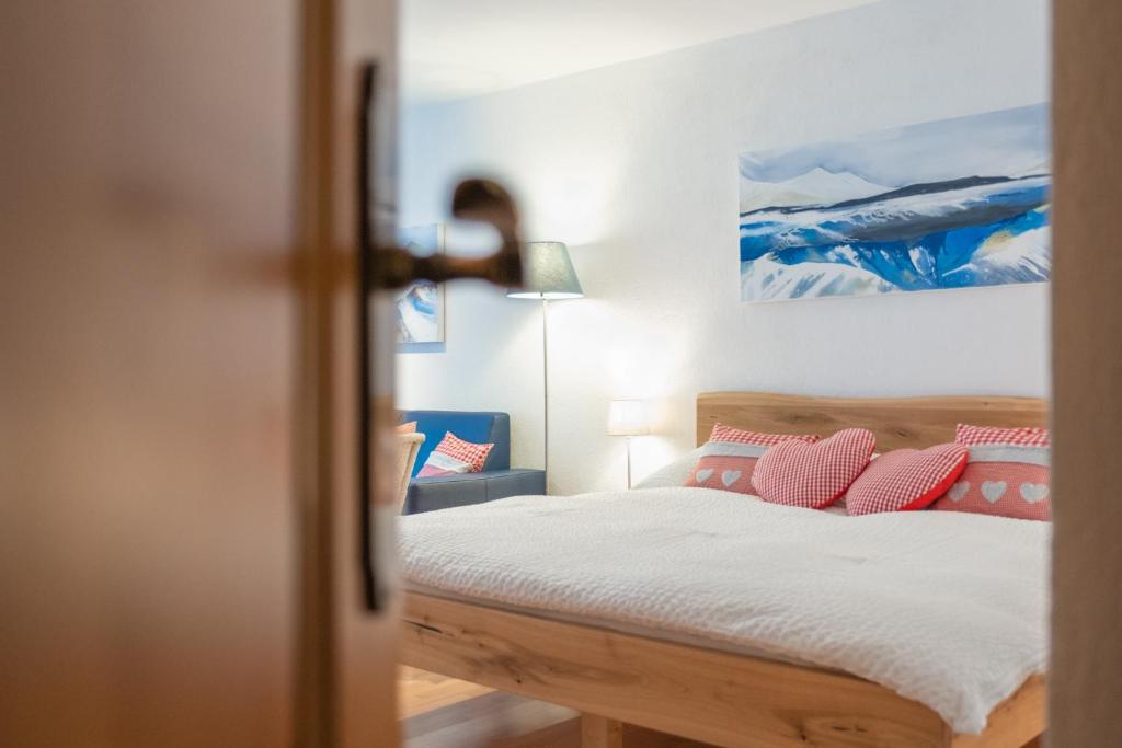 Postel nebo postele na pokoji v ubytování Haus Sonnheim