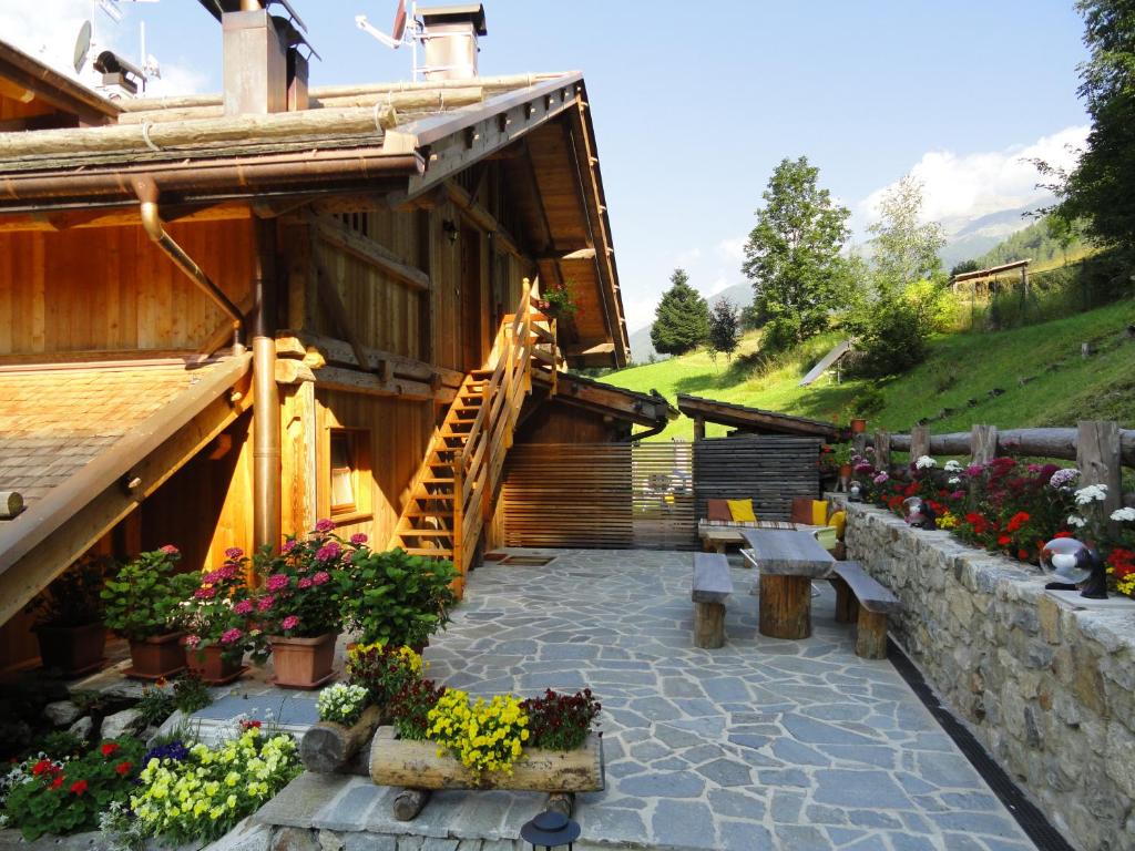 Vonkajšia záhrada v ubytovaní B&B Mas di Zonadi