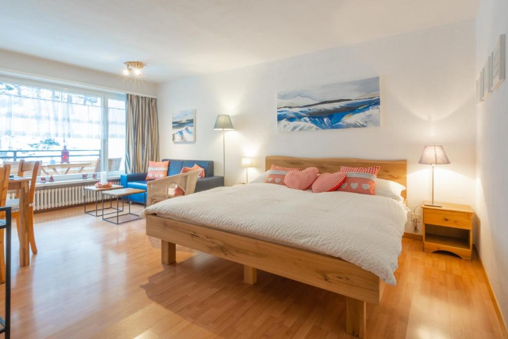 Postel nebo postele na pokoji v ubytování Haus Sonnheim