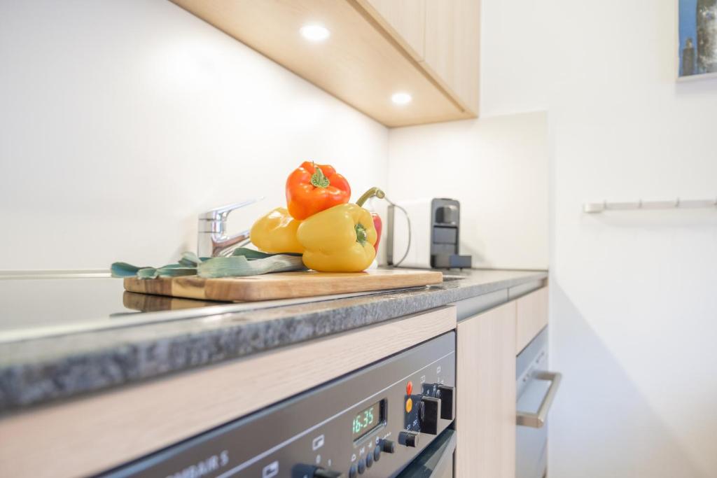 Kuchyň nebo kuchyňský kout v ubytování Haus Sonnheim