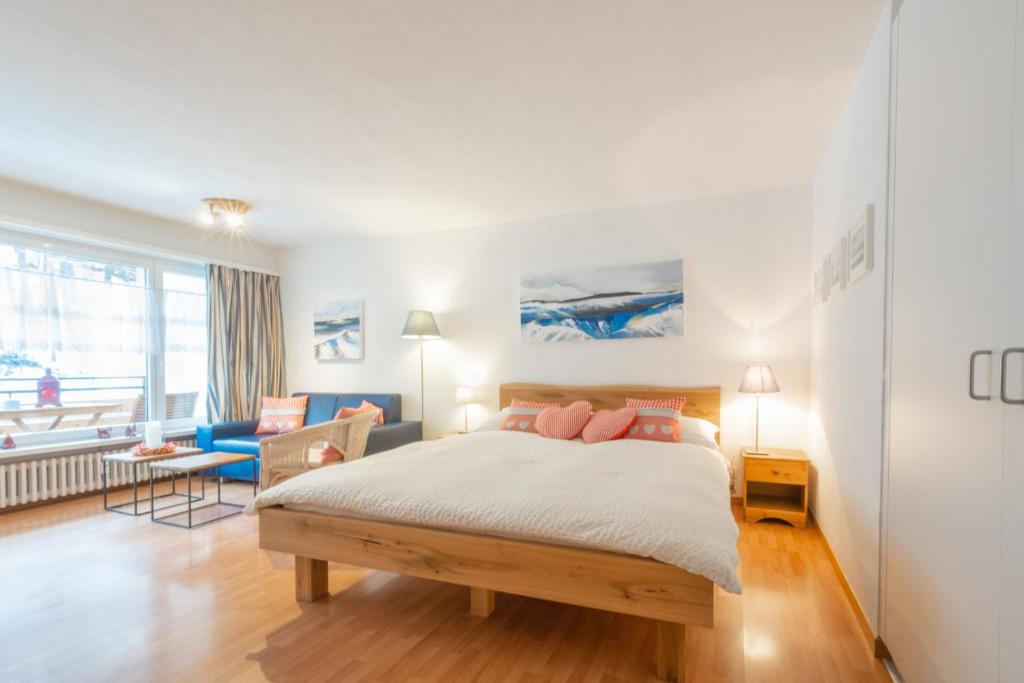 Postel nebo postele na pokoji v ubytování Haus Sonnheim