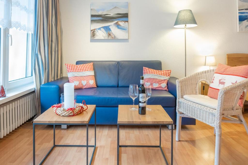 Postel nebo postele na pokoji v ubytování Haus Sonnheim