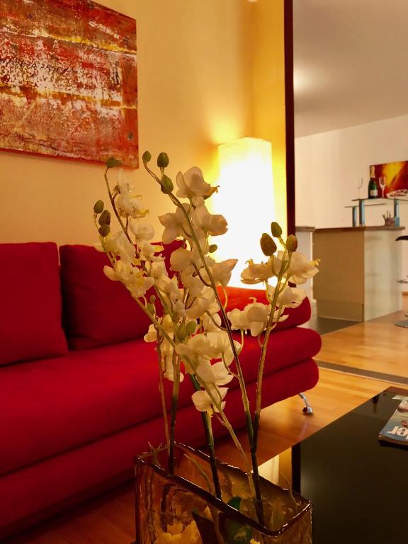 Kuchyň nebo kuchyňský kout v ubytování Luxurious city apartment incl garage and terrace
