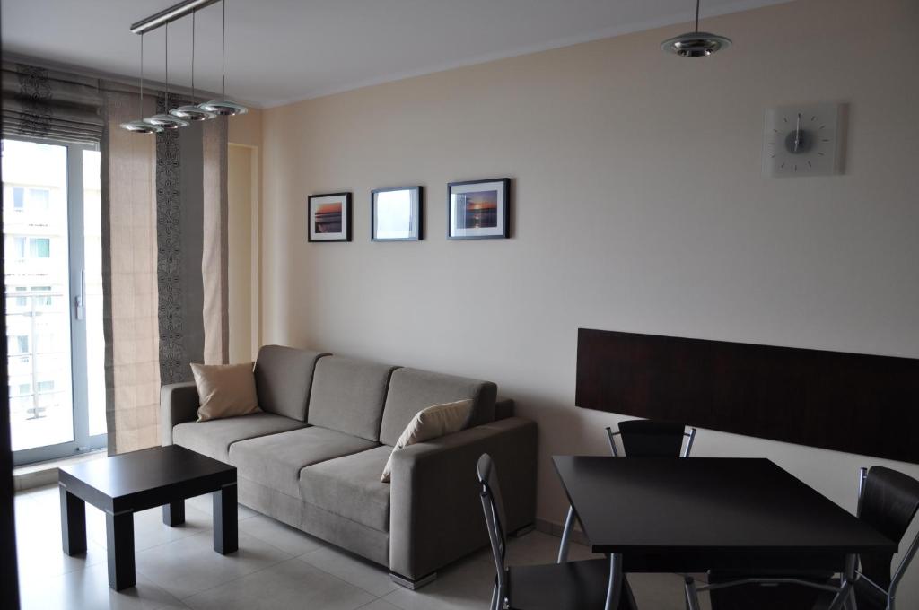 Posezení v ubytování Promenada28pl - Apartamenty z widokiem na morze