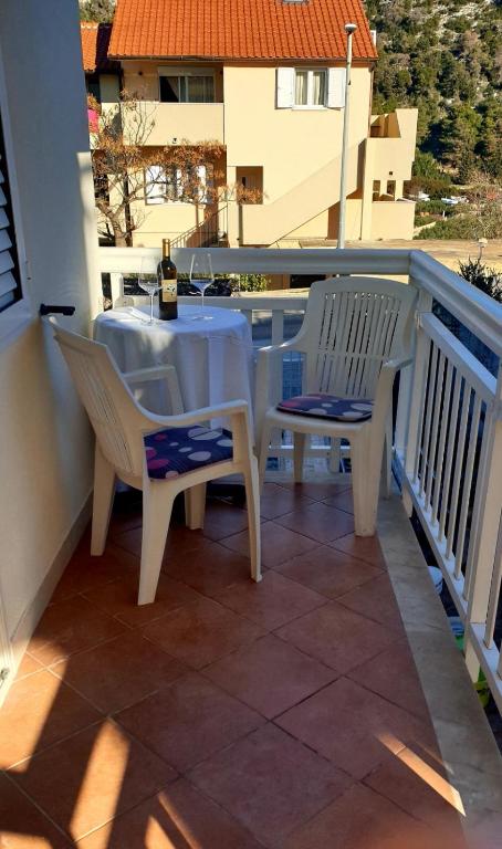Balkón alebo terasa v ubytovaní Big Blue Hvar