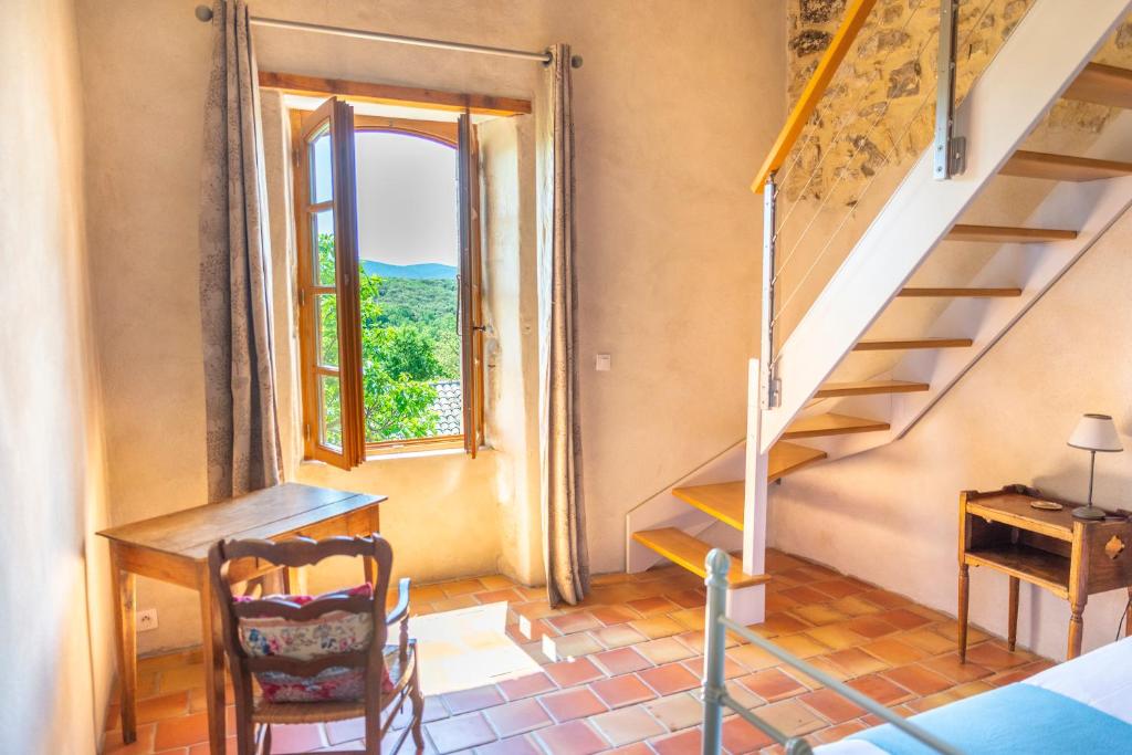 Balkón nebo terasa v ubytování Maison d'Hôtes Mas de la Chadenede