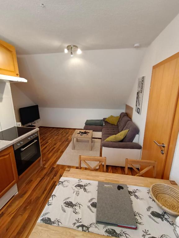 Kuchyňa alebo kuchynka v ubytovaní Ferienwohnung Stockenhuber