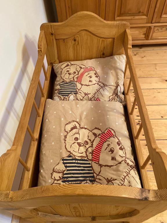 Letto o letti in una camera di Chata Karel