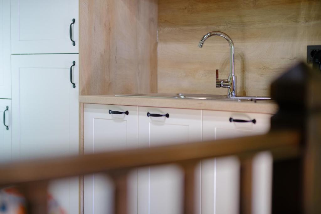 Kuchyň nebo kuchyňský kout v ubytování El Rincón de Andrea Apartamentos