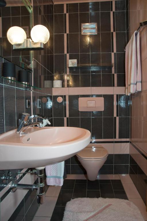 Kúpeľňa v ubytovaní Haus Rattenböck