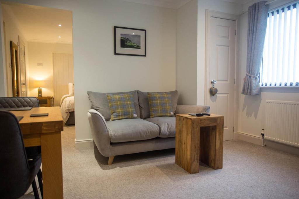 Posezení v ubytování Cruinn Bheinn Luxury Self Catering Apartments