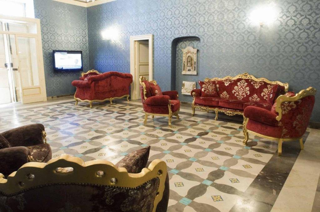 Posezení v ubytování Grana Barocco Art Hotel