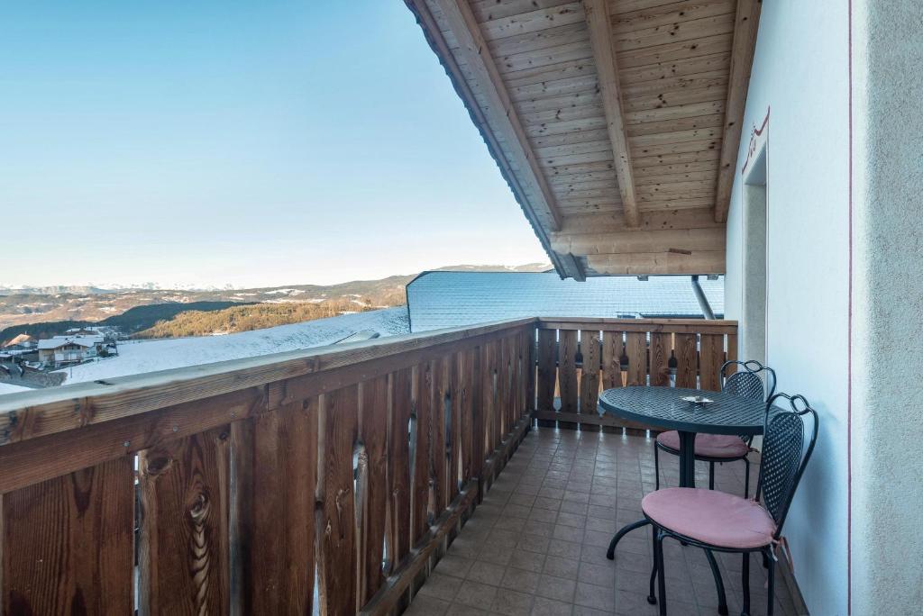 Balkón nebo terasa v ubytování Schildberghof Ortler