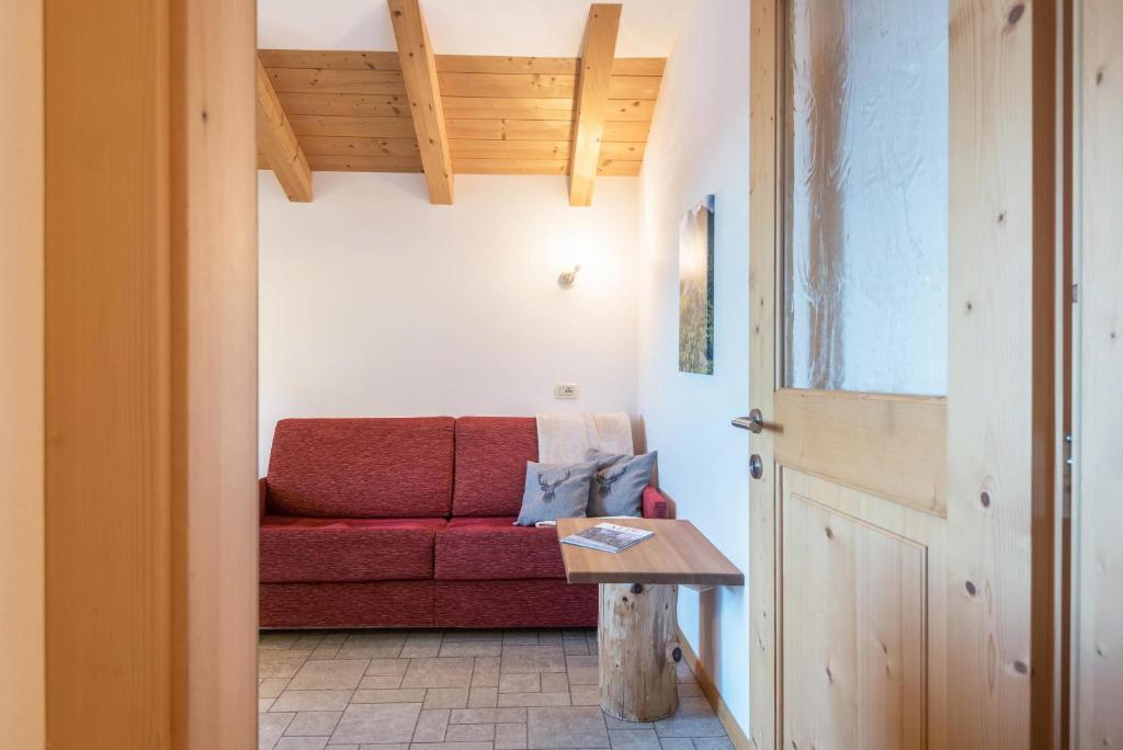 Posezení v ubytování Schildberghof Ortler