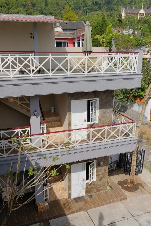 Balkón nebo terasa v ubytování Rosetta Homestay