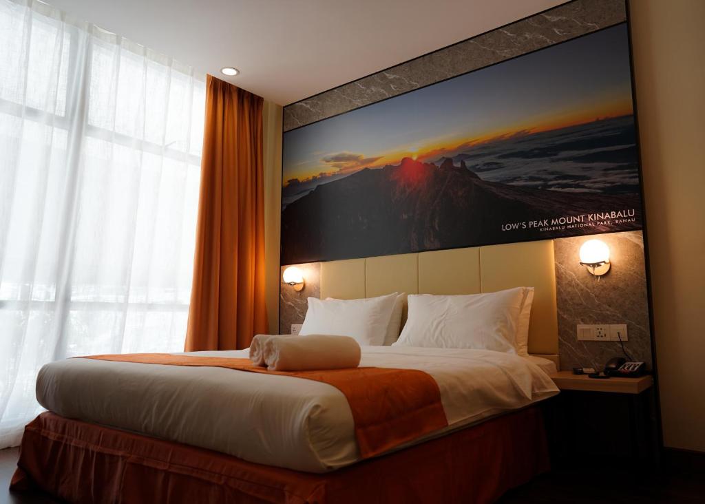 Postel nebo postele na pokoji v ubytování Hotel 17