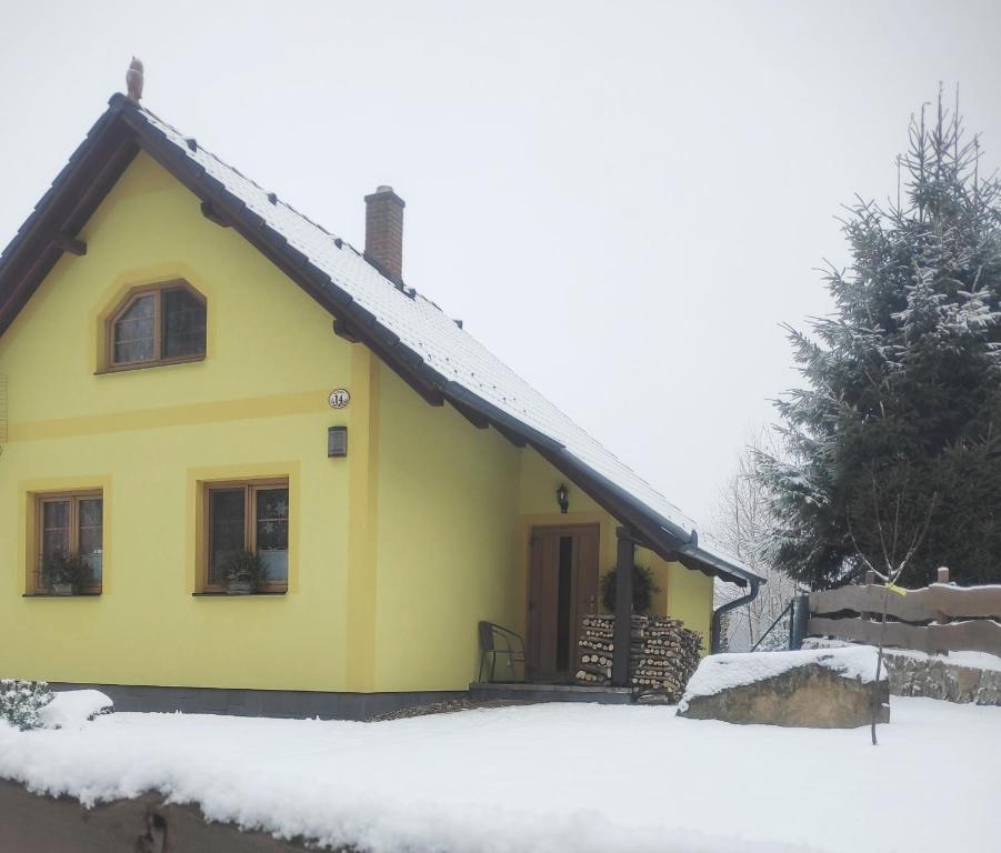 Prima chata ČESKÁ KANADA v zimě