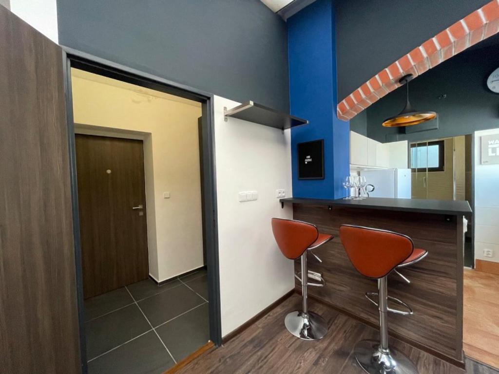 Kuchnia lub aneks kuchenny w obiekcie Stylové apartmánky