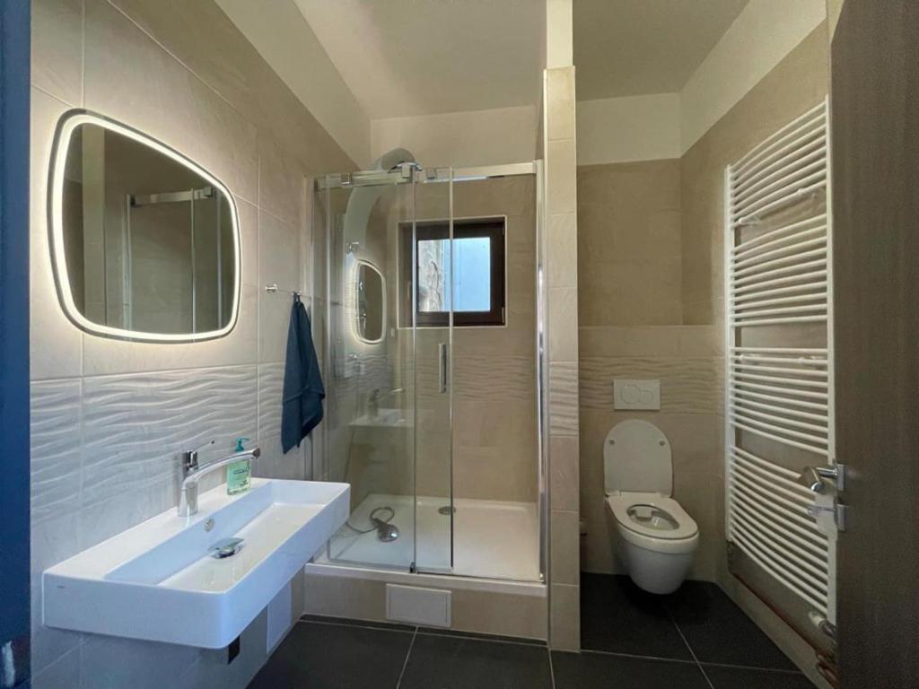 Łazienka w obiekcie Stylové apartmánky