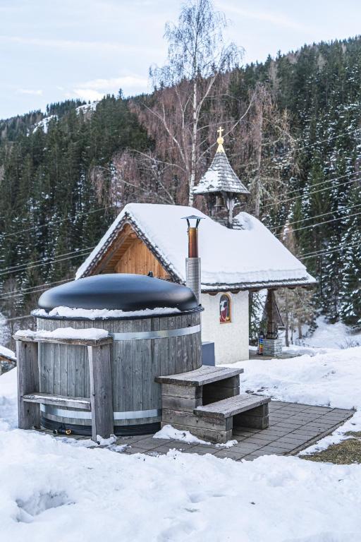 Chalet "Knusperhäuschen" v zimě