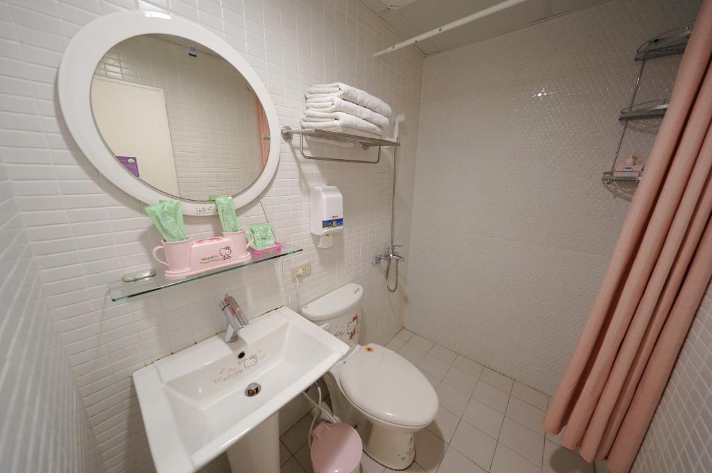 Koupelna v ubytování 安蘭居旅店 An Lan Jie Hotel