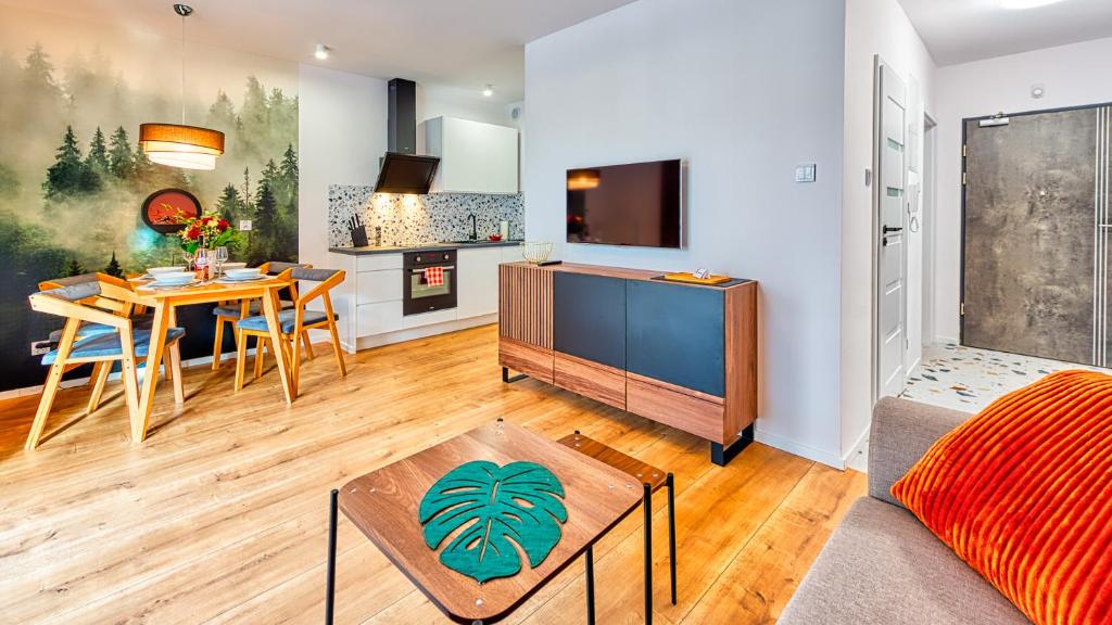 Posedenie v ubytovaní Apartament Przy Wyciągu 1 - 5D Apartamenty