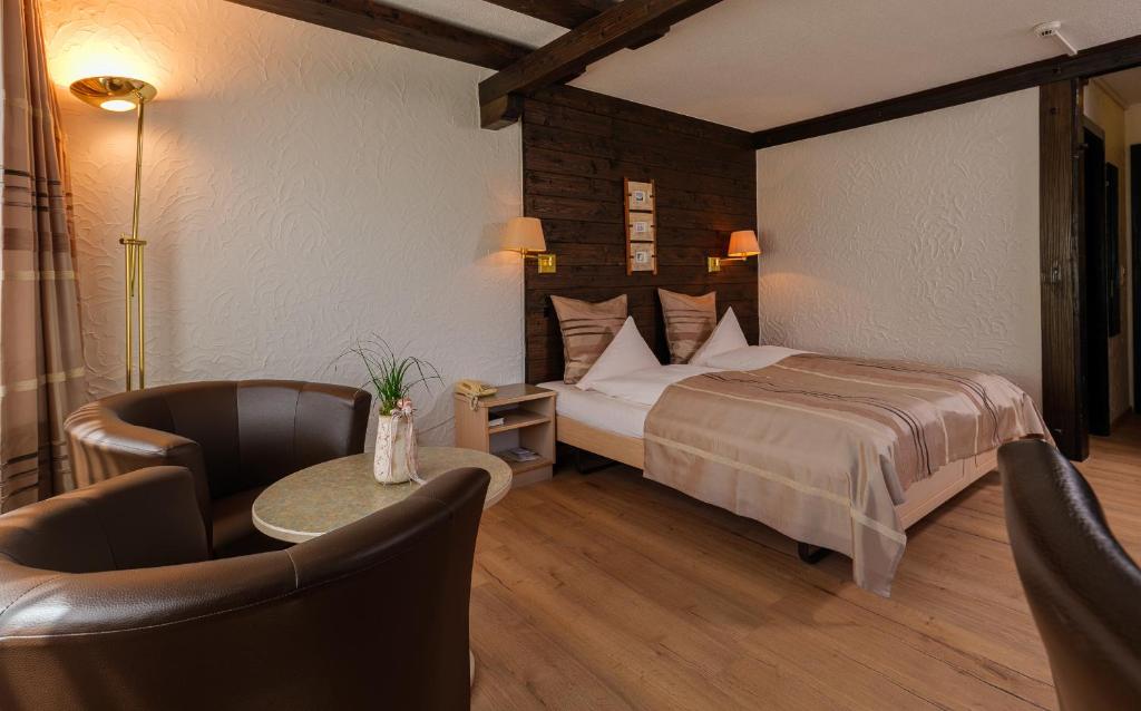 Postel nebo postele na pokoji v ubytování Relais Bayard