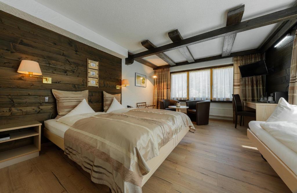 Postel nebo postele na pokoji v ubytování Relais Bayard