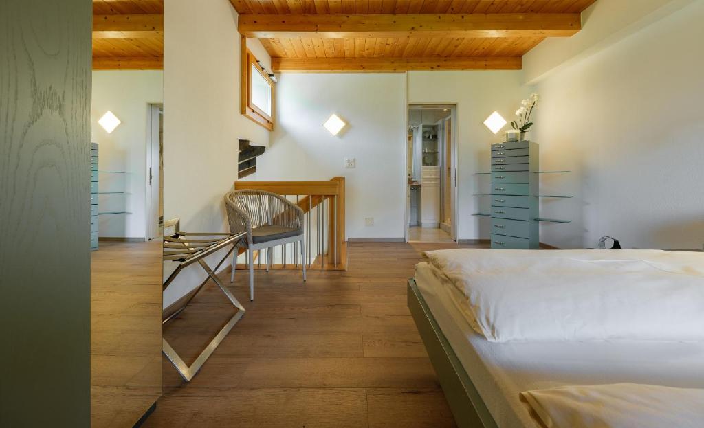 Postel nebo postele na pokoji v ubytování Relais Bayard