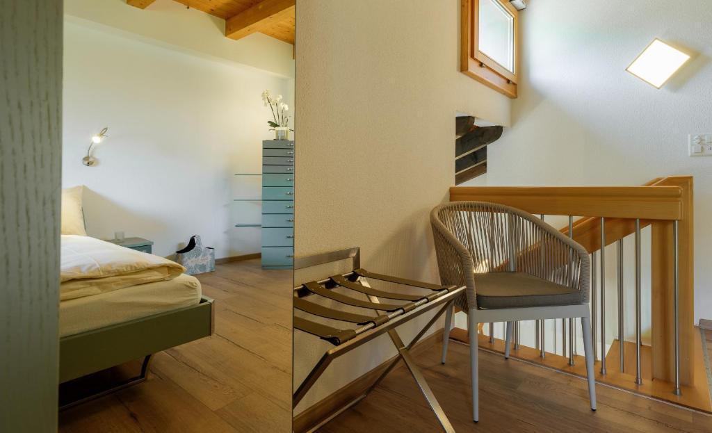 Postel nebo postele na pokoji v ubytování Relais Bayard