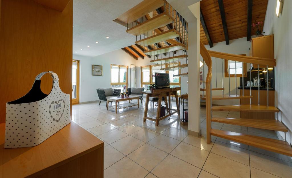 Posezení v ubytování Relais Bayard
