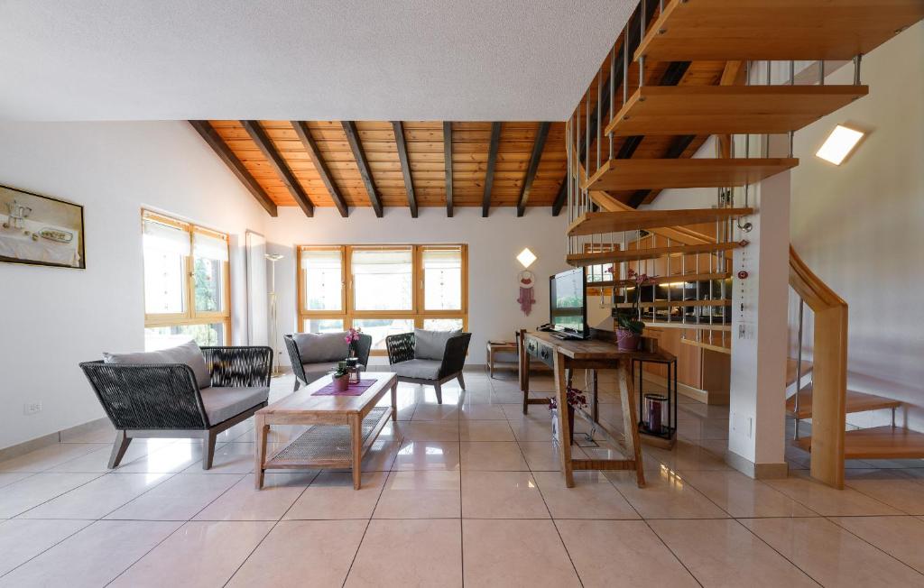 Posezení v ubytování Relais Bayard